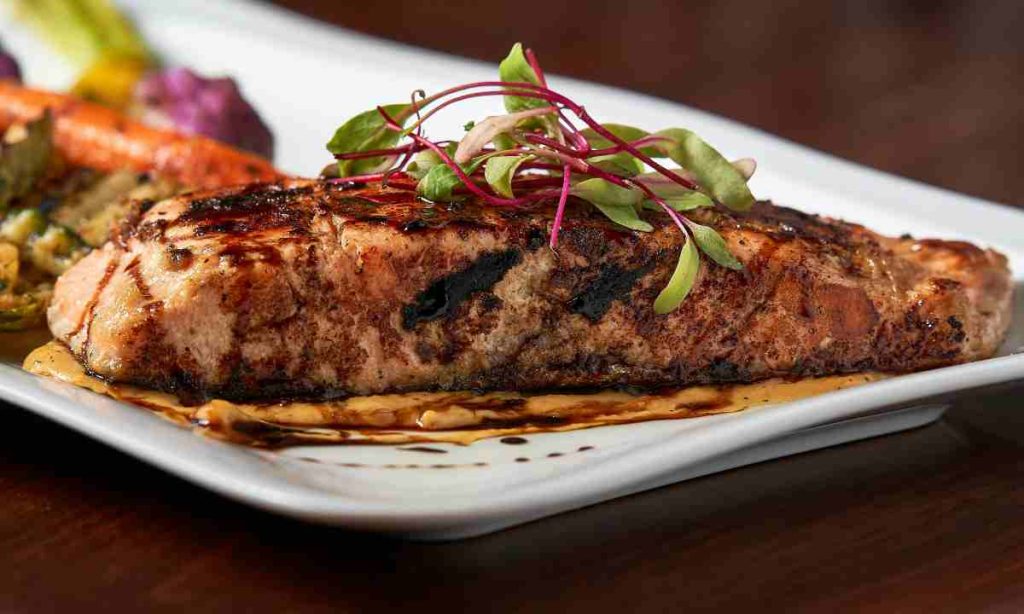 nuestro salmon a la brasa