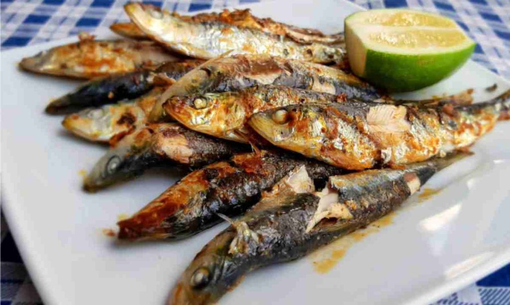 sardinas asadas preparadas sin pegarse